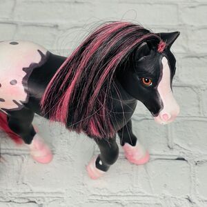 Breyer Black & Pink Appaloosa Jasmine the Horse Color Changing Bath Toy 8"